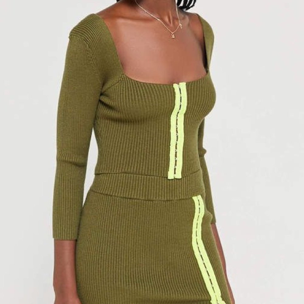 NWOT For Love & Lemons Paige Hook & Eye Top